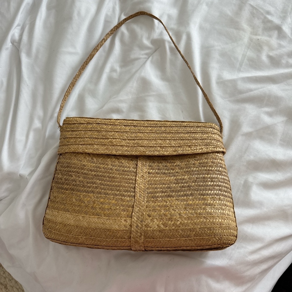 Beach straw purse/bag
